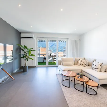 Apartmán Renovated View With Aircon Minusio